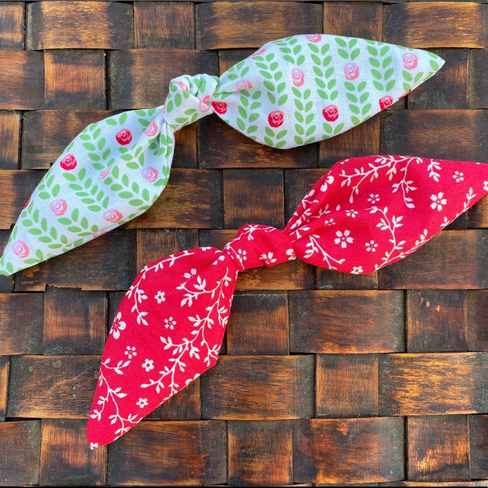 Long French Barrette Bow